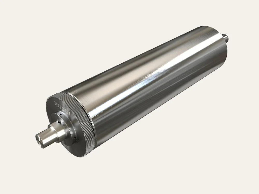 Tecnocut anvil roll, ground and chrome-plated