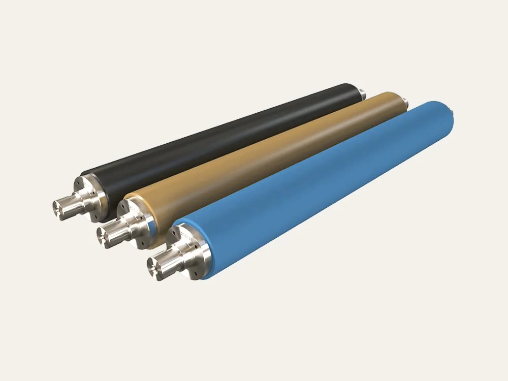 Tecnocut rubber rollers in different compounds