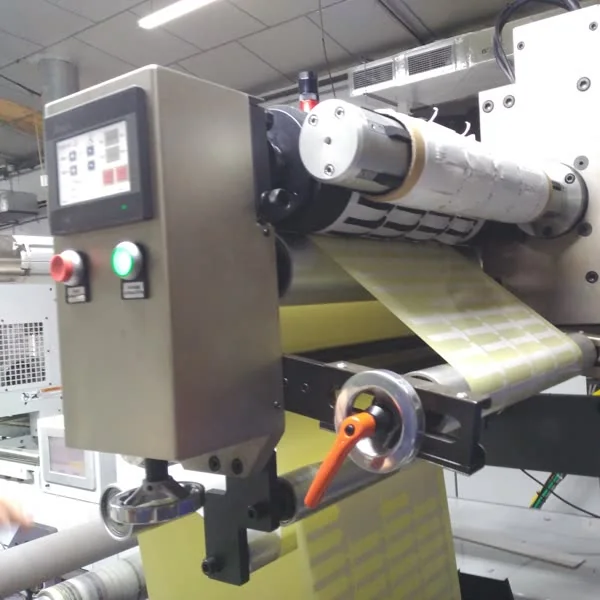Waste matrix and labels coming out of the stripper