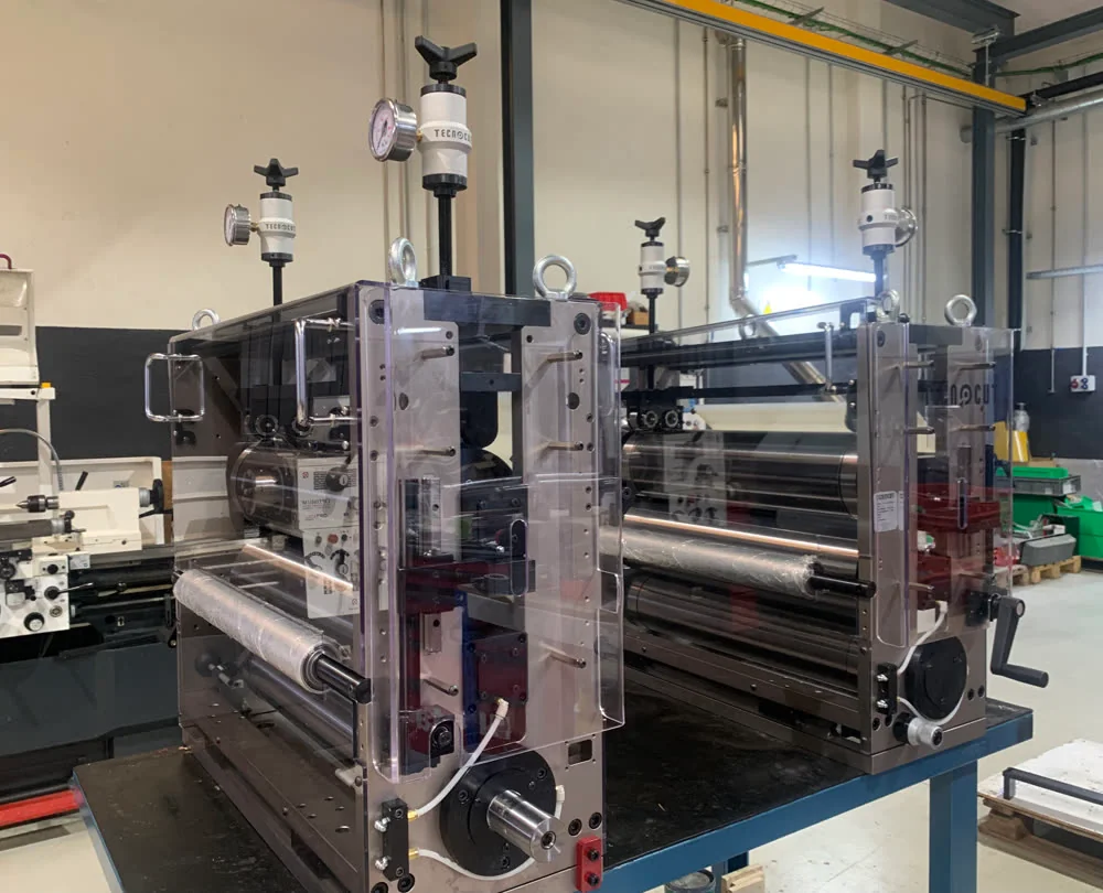 Poste de découpe dans l’atelier de Tecnocut
