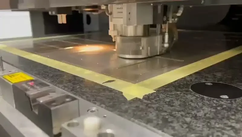 CNC engraving of a flexible die in Tecnocut’s workshop