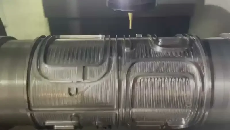CNC machining of a rotary die